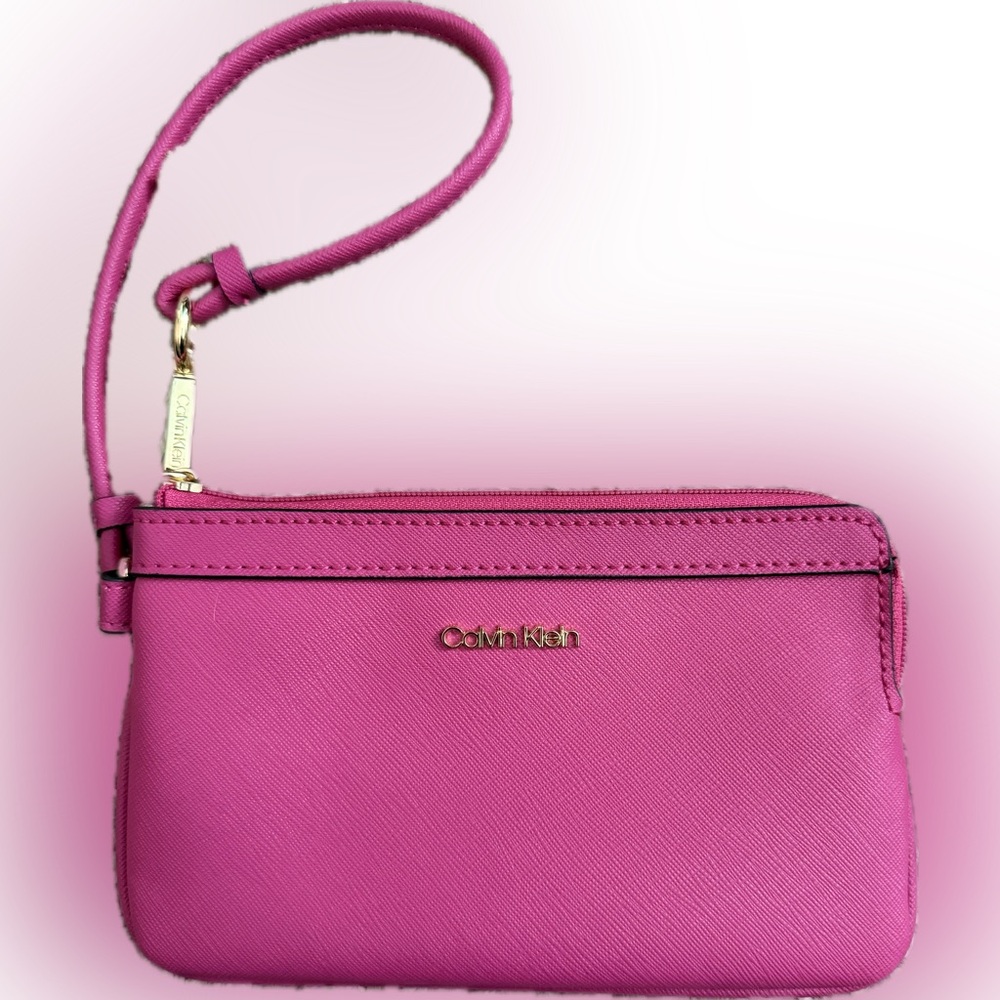 Calvin Klein Pink Wristlet NWT